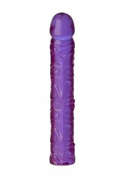 Crystal Jellies – 10 Inch Classic Dong – Purple