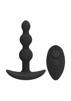 A-Play – SHAKER – Silicone Anal Plug With Remote – Black