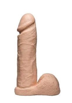 Vac-U-Lock 8″ Realistic White Cock