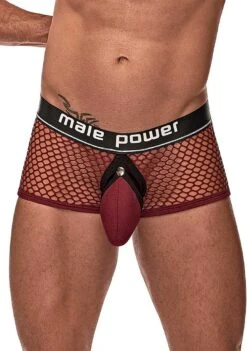 Cock Pit – Mini Cockring Short – Burgundy – L