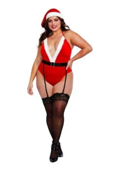 Dreamgirl North Pole Hottie Teddy And Santa Hat Set – OSQ