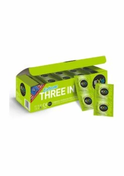 Exs 3In1 (Ribbed.Dotted & Flared) – 144 Pack
