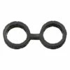 Japanese Bondage – Silicone Cuffs – Large – Black -Toys Verkoop 2102 06 BX 1