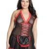 Coquette Nurse Babydoll – Black/Red – QS 1 Coquette Nurse Babydoll – Black/Red – QS -Toys Verkoop 2629BL RE OSX 1