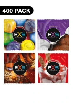 Mixed Flavoured Condoms – 400 Pack