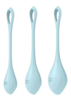 Satisfyer Yoni Power 2 – Balls Training Set – Light Blue