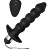 Master Series – Wireless Black Vibrating Anal Beads Remote