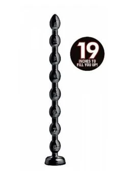 Hosed – 1.5″ Beaded Hose -19″ Long – Black