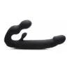Tri-Volver Rechargeable Strapless Strap On – Black -Toys Verkoop AF807 1 1