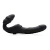 Slim Rider Ribbed Vibrating Strapless Strap-on – Black -Toys Verkoop AF840 1 1