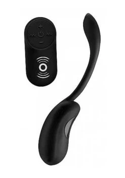 Silicone Vibrating Pod With Remote Control – Black