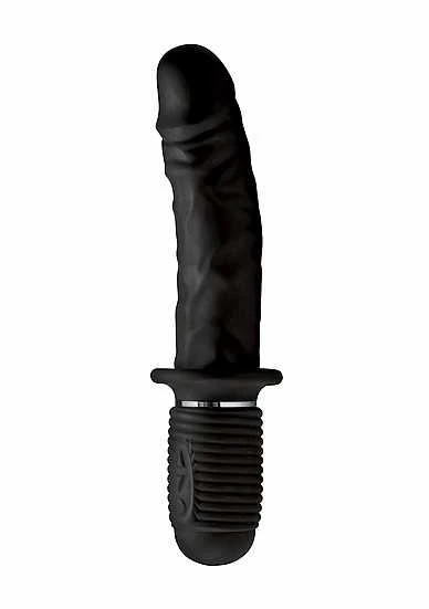 Power Pounder Vibrating And Thrusting Silicone Dildo – Black 3 Power Pounder Vibrating And Thrusting Silicone Dildo – Black