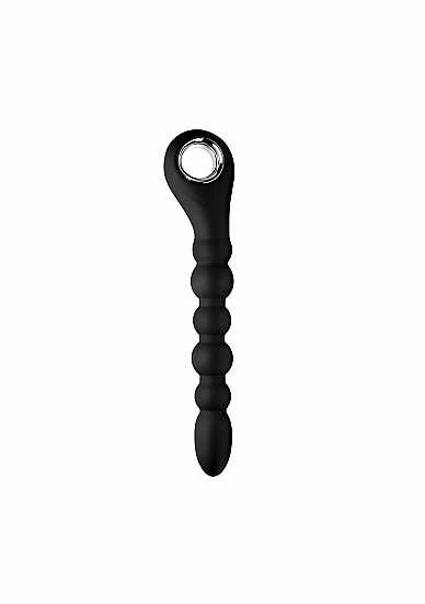 Dark Scepter 10x Vibrating Silicone Anal Beads 3 Dark Scepter 10x Vibrating Silicone Anal Beads
