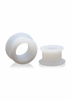 Stretch Master 2 Pc Silicone Anal Grommet Set – White