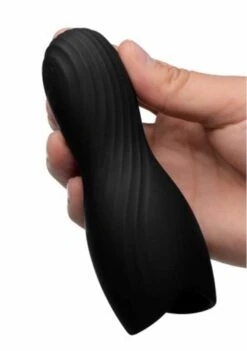 Silicone Penis Head Pleaser – Black