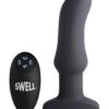 10X Inflatable + Vibrating Curved Silicone Anal Plug -Toys Verkoop AG304 1