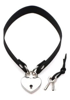 Lock-It Heart Lock And Key Choker