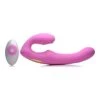XR Brands U-Pulse – Siliconen Pulserende En Vibrerende Strapless Strap-On – Pink – -Toys Verkoop AG518 1 1