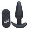 21X Vibrating Silicone Butt Plug With Remote Control – Black 1 21X Vibrating Silicone Butt Plug With Remote Control – Black -Toys Verkoop AG563 BLACK 1