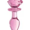 Glass Medium Anal Plug – Pink Rose -Toys Verkoop AG650 MEDIUM 1