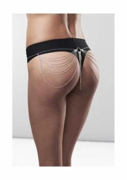 Magnifique – Metallic Chain Waist Jewelry – Silver