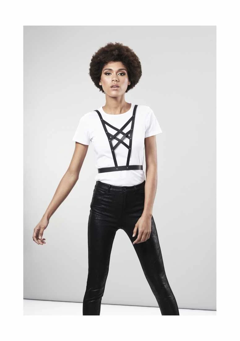 MAZE – Cross Cleavage Harness – Black – OS 3 MAZE – Cross Cleavage Harness – Black – OS