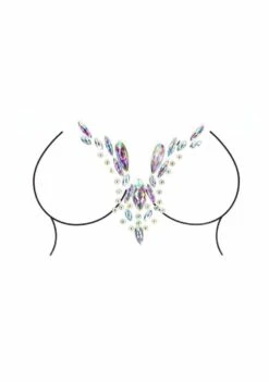 Dazzling Deep-V Cleavage Bling Sticker – OS