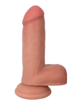 6 Inch Bareskin Dildo With Balls – Light