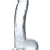 10 Inch C-Thru Dong With Balls – Clear -Toys Verkoop CN 09 0704 00 1