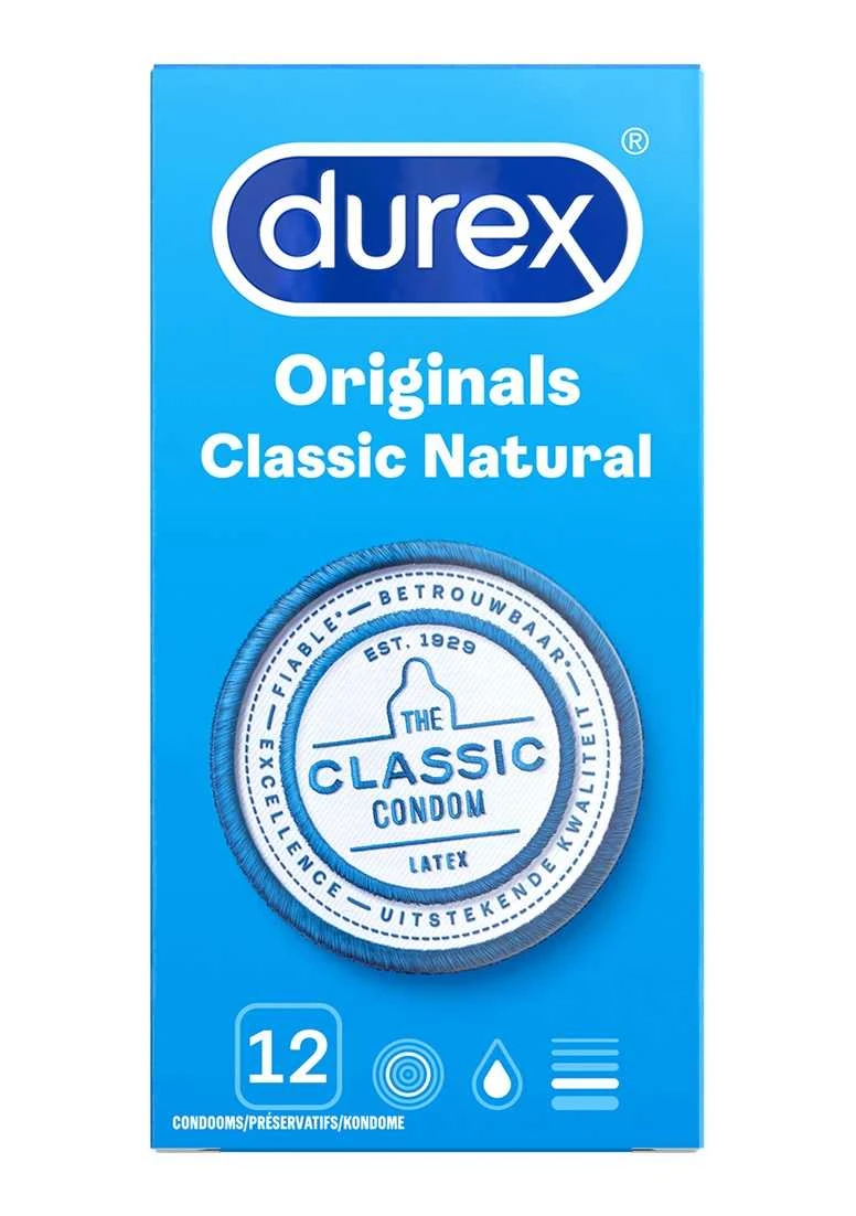 Durex Original Classic Natural – 12 Condoms 3 Durex Original Classic Natural – 12 Condoms