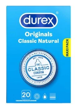 Durex Originals Classic Natural – 20 Condoms