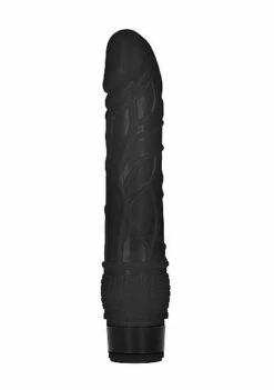 GC – 8 Inch Thin Realistic Dildo Vibe – Black