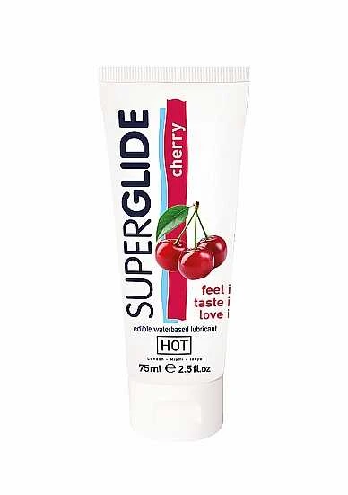 HOT Superglide Edible Lubricant Waterbased – Cherry – 75 Ml 3 HOT Superglide Edible Lubricant Waterbased – Cherry – 75 Ml