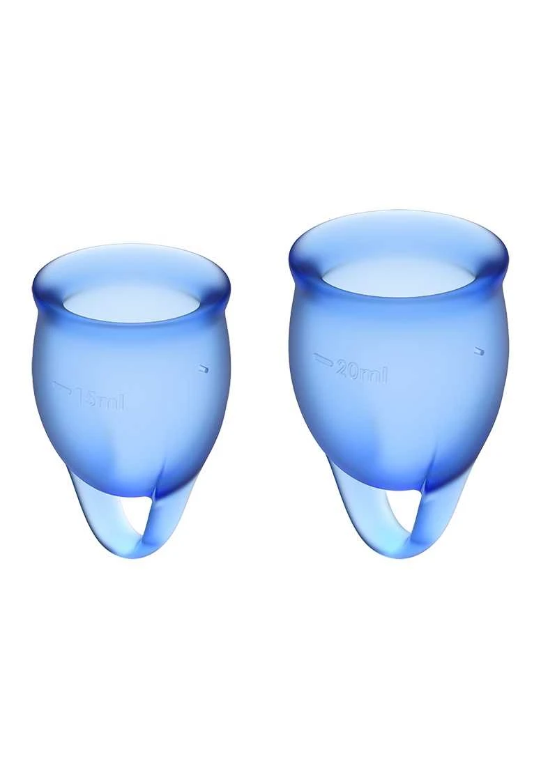 Satisfyer Feel Confident Menstrual Cup – Dark Blue 3 Satisfyer Feel Confident Menstrual Cup – Dark Blue