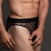 Star Open Back Brief – Black – S/M -Toys Verkoop L009BLK SM 1