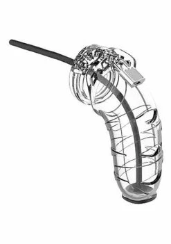 Model 17 – Chastity – 5.5″ – Cage With Silicone Urethal Sounding