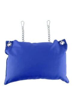 Leather Pillow – Blue