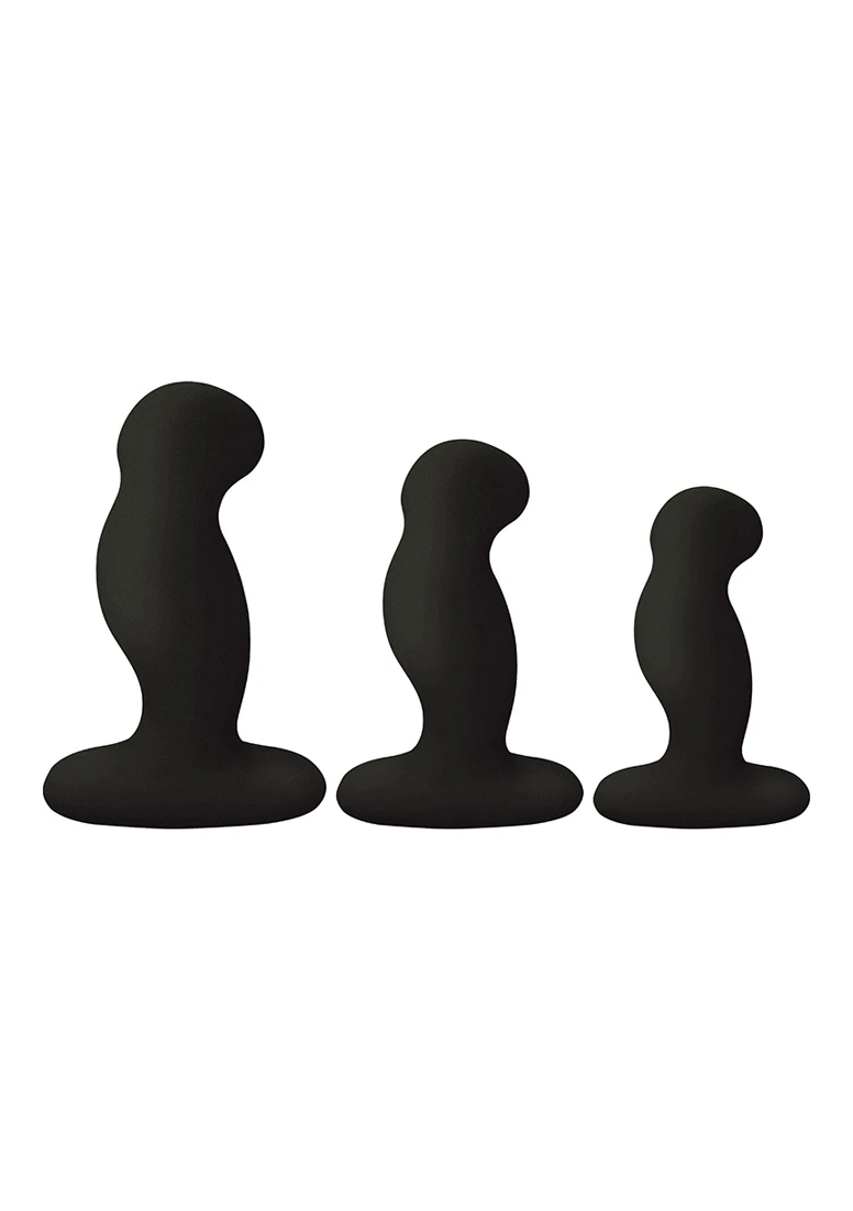 Nexus GPLAYTRIO+ Unisex Rechargeable Vibrator Pack S/M/L – Black 3 Nexus GPLAYTRIO+ Unisex Rechargeable Vibrator Pack S/M/L – Black