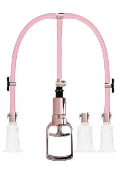 Clitoral & Nipple Pump Set Large – Rose Gold