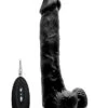 Vibrating Realistic Cock – 10″ – With Scrotum – Black 2 Vibrating Realistic Cock – 10″ – With Scrotum – Black -Toys Verkoop REA005BLK 1