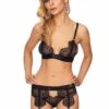 ROCA Elegant Lace Bra Set – Black – S -Toys Verkoop ROCA S 1