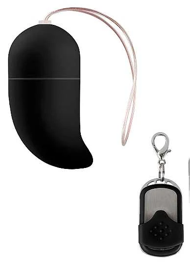 10 Speed Remote Vibrating Egg Black G-Spot MEDIUM 3 10 Speed Remote Vibrating Egg Black G-Spot MEDIUM