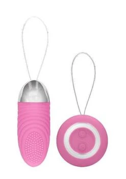 Ethan – Rechargeable Remote Control Vibrating Egg – Pink
