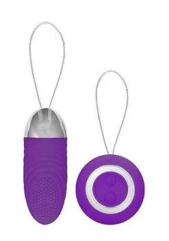 Ethan – Rechargeable Remote Control Vibrating Egg – Purple