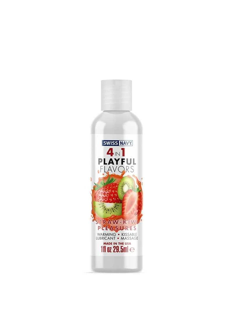 Playful 4 In 1 Glijmiddel Met Straw-Kiwi Pleasures-Smaak – 30ml 3 Playful 4 In 1 Glijmiddel Met Straw-Kiwi Pleasures-Smaak – 30ml