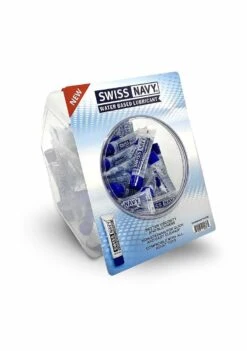 Swiss Navy Premium Glijmiddel Op Waterbasis – 10ml/50 Stuks Vissenkom