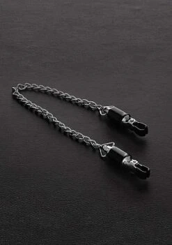 Triune – Barrel Tit Clamps With Chain (pair)