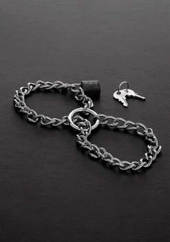 Triune – Steel Chain Cuffs
