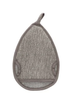Water Drop Bath Mitt – Taupe