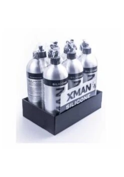 Xman Silicone Glijmiddel 950ml (6 Aluminium Flessen)